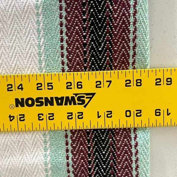 Original Senor Lopez Baja Blanket Beach Blanket Bora Bora Fringe 41"x72" Striped - Picture 11 of 11